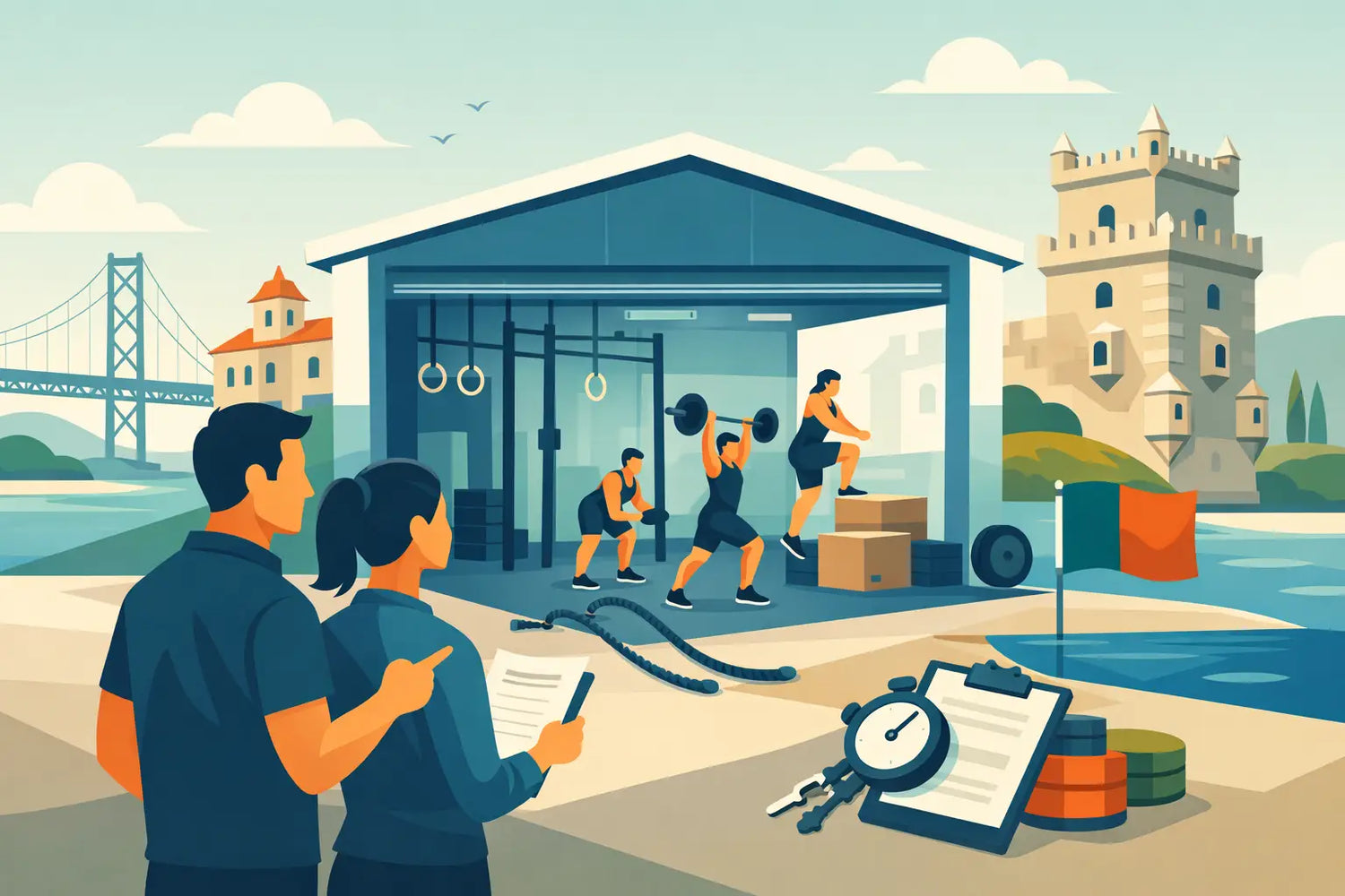 Guia para abrir box funcional em Portugal