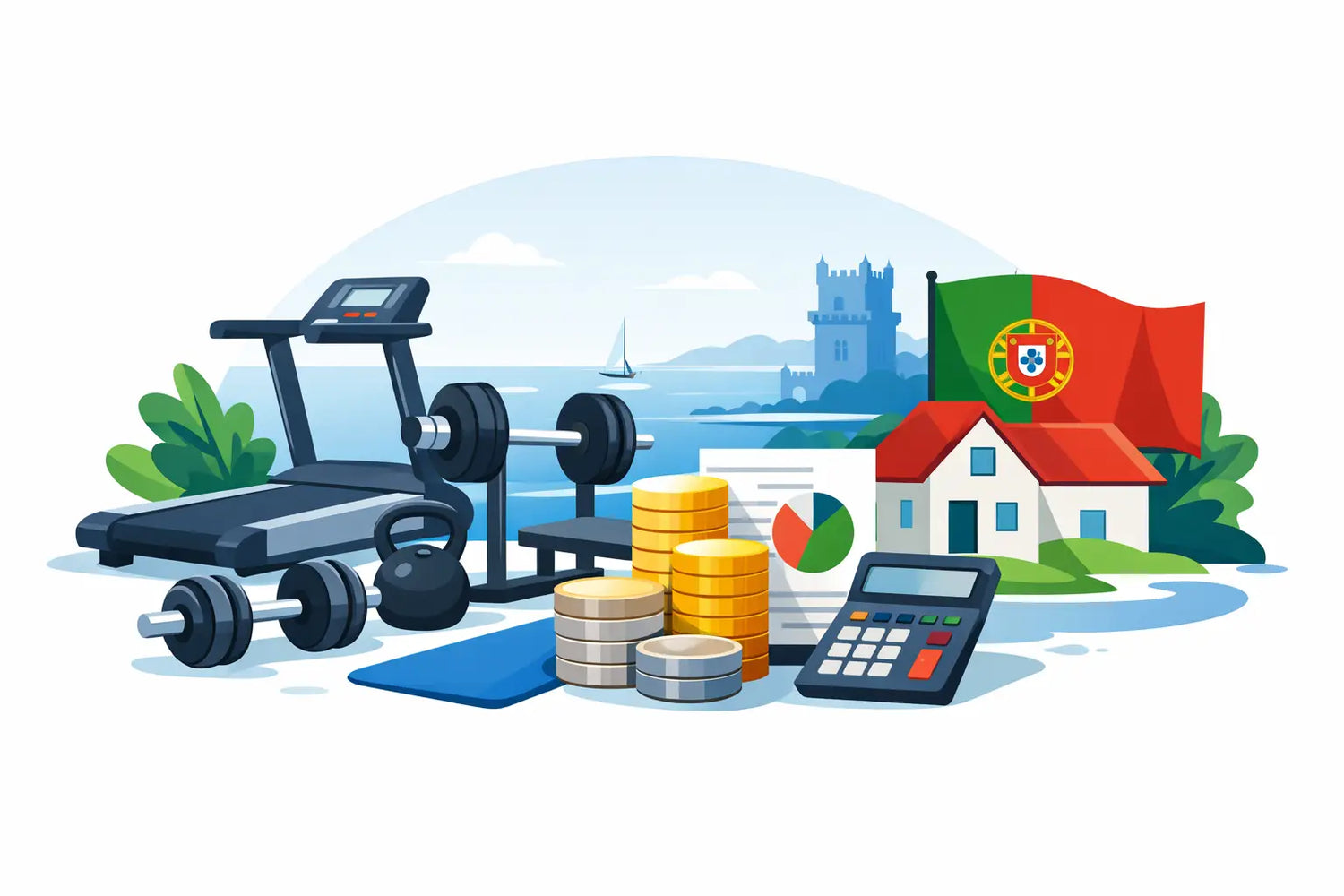 Quanto custa montar ginásio em Portugal?