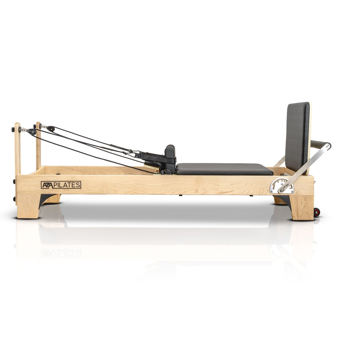 Reformer AZAPILATES com construção sólida para exercícios de Pilates