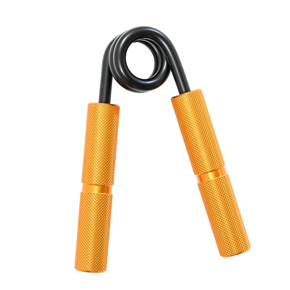 Steel Hand Grip 250 lb, pegas douradas com moletado cruzado