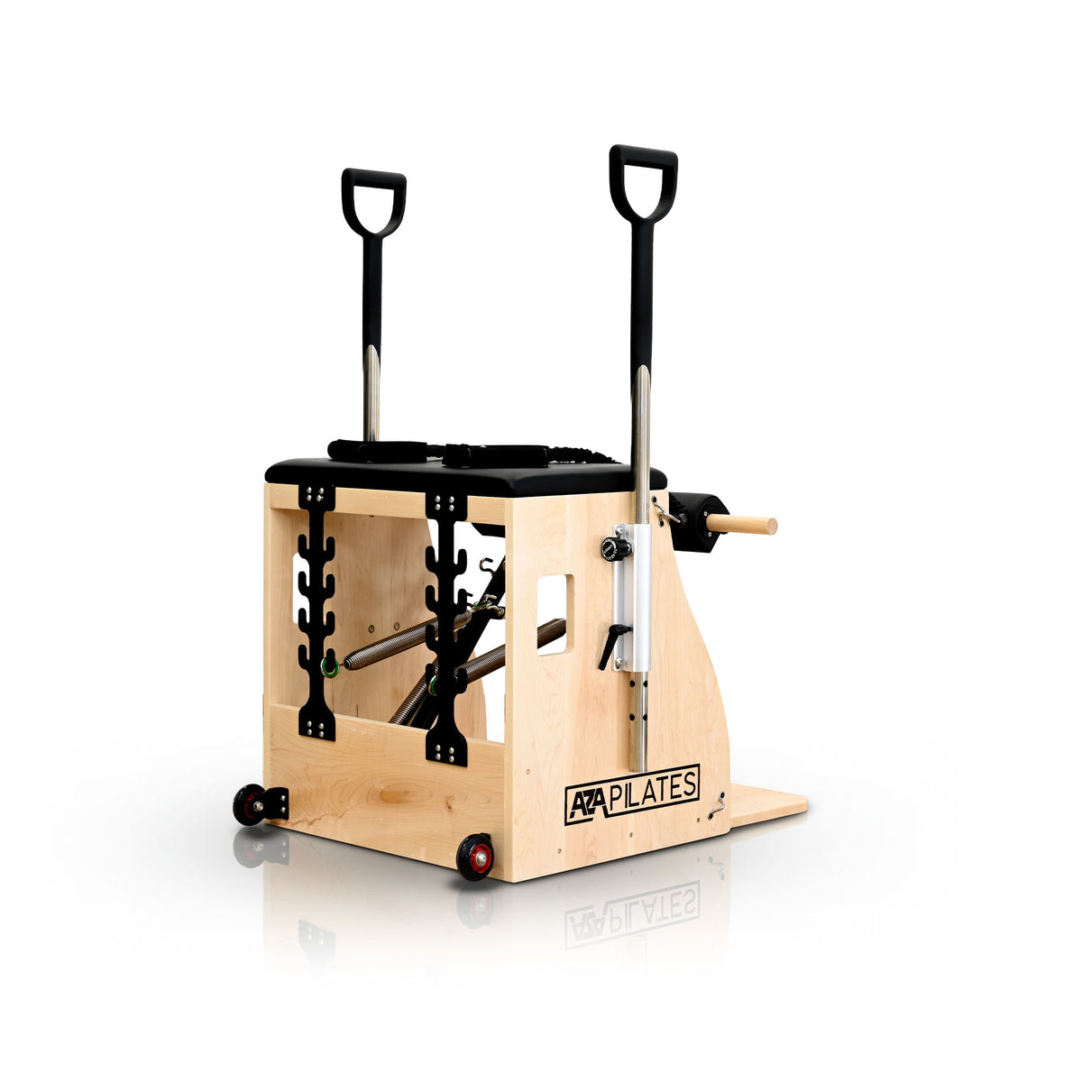 : Pilates Combo Chair AZAP-CCNEW com assento em couro e espuma de alta densidade