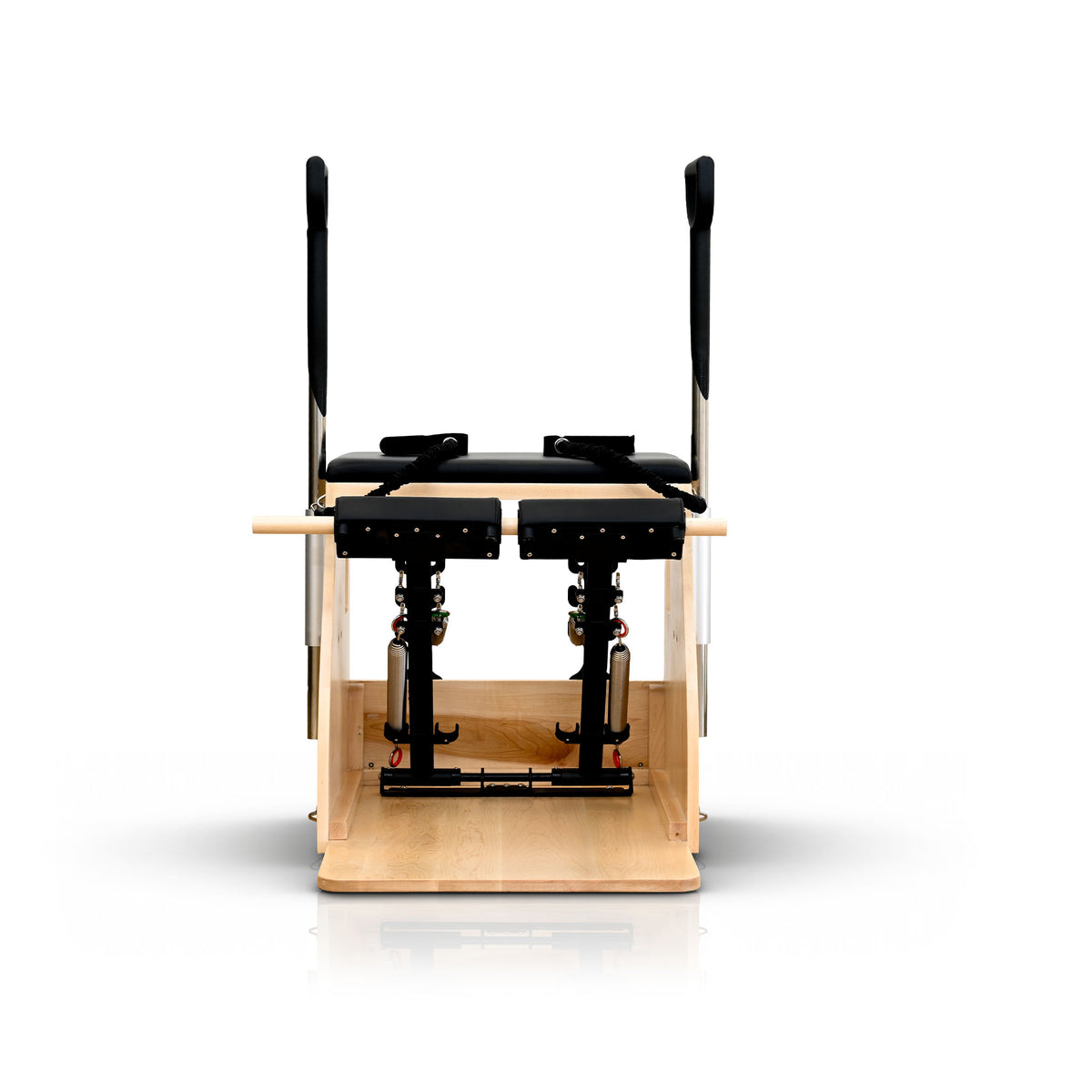 Combo Chair AzaPilates com sistema antideslizante e rodas para movimentação