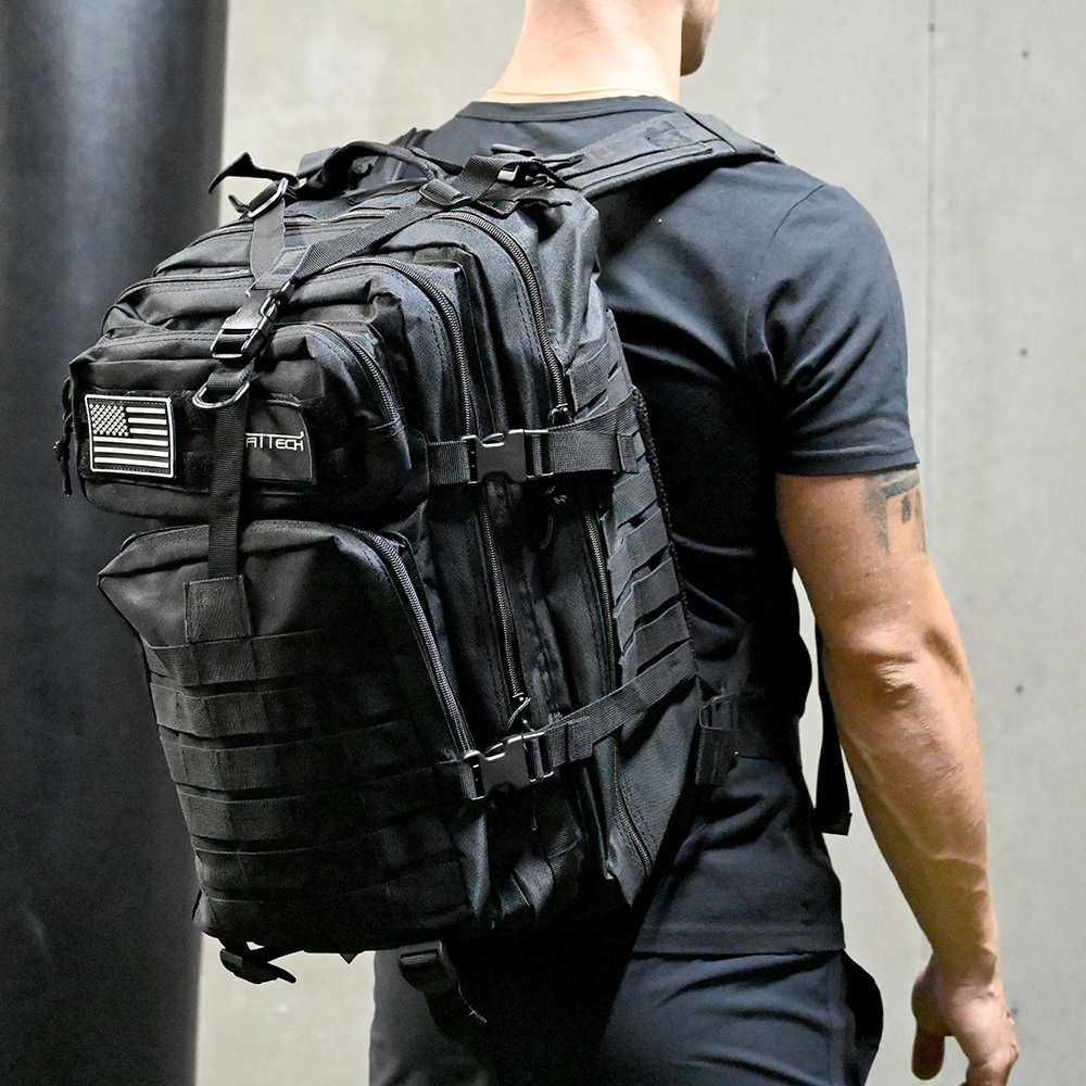 MOCHILA MILITAR PRETA