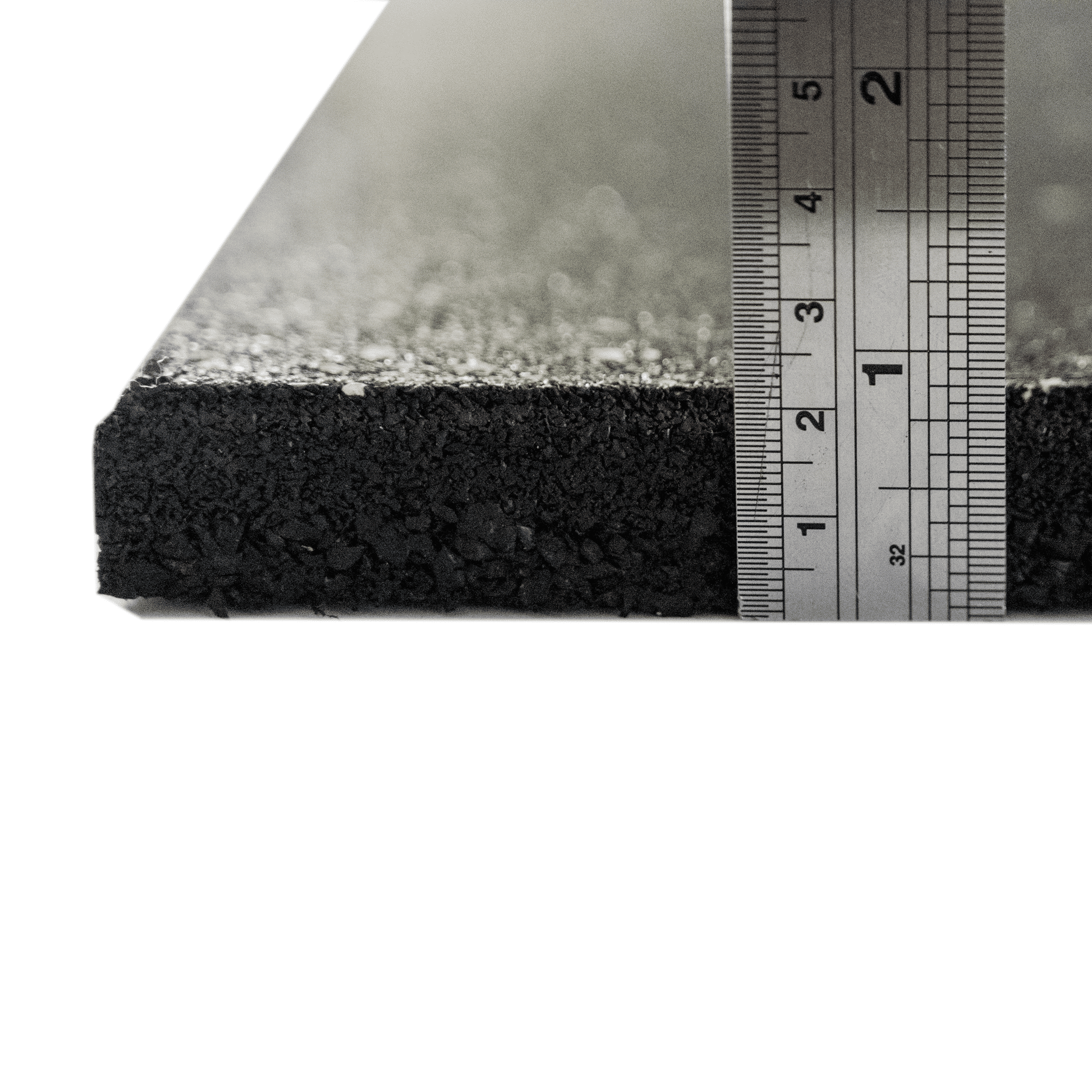Piso Borracha Rubber Floor 1 m × 1 m × 20 mm – Estúdio, ginásio ou área de treino
