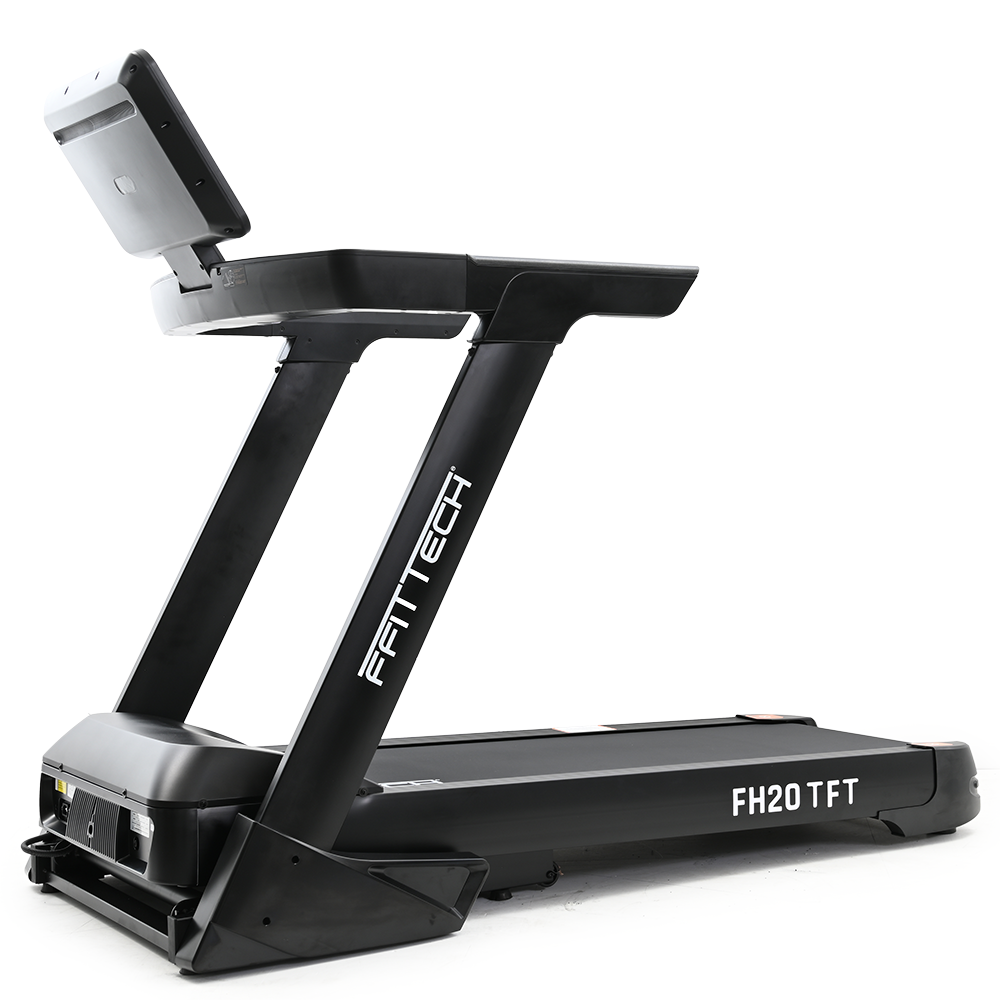 a treadmill with a screen