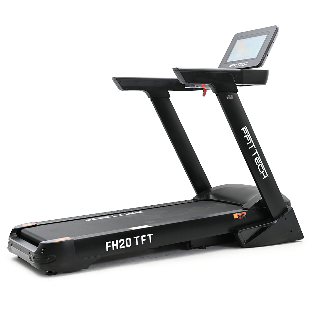 a treadmill with a screen