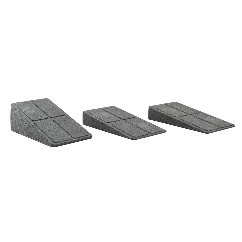 a group of grey objects