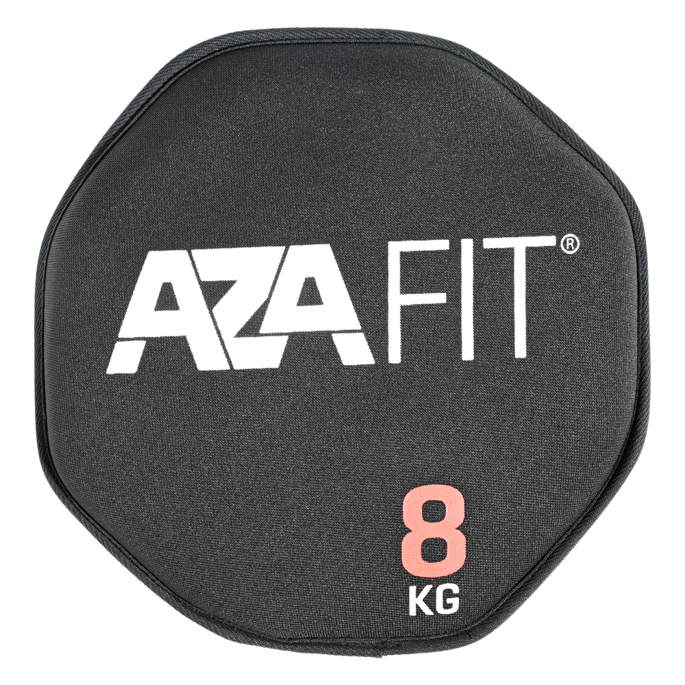 a black round object with white text