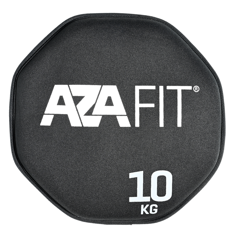 a black and white weight bag