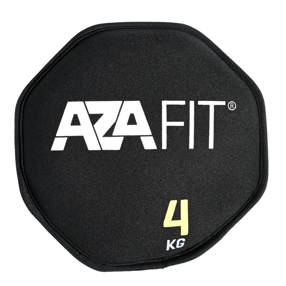 a black hexagon shaped weight
