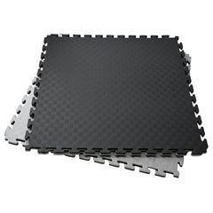 Tatami Preto e Cinza 2,5 cm – Piso EVA resistente para artes marciais, judo & ginásio