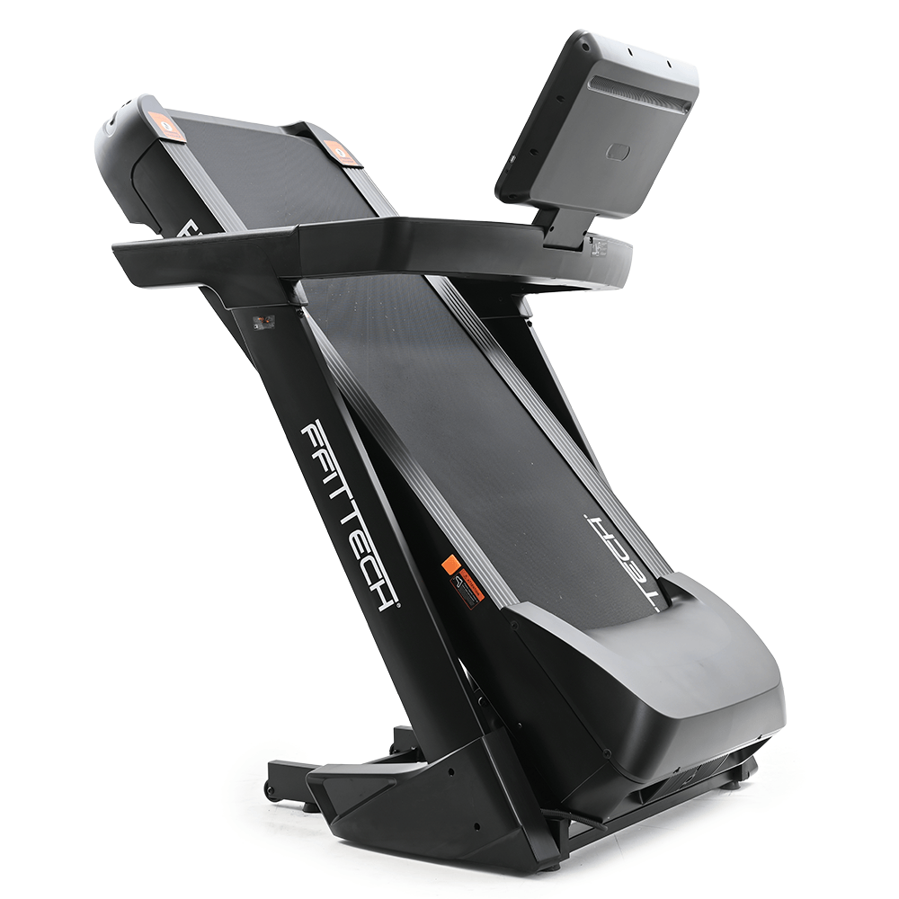 a treadmill with a screen