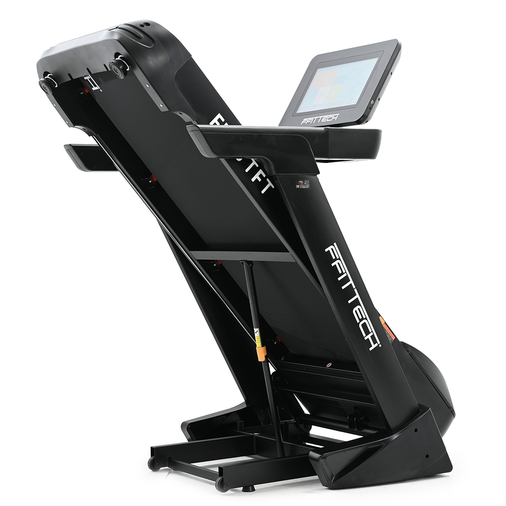 a treadmill with a screen