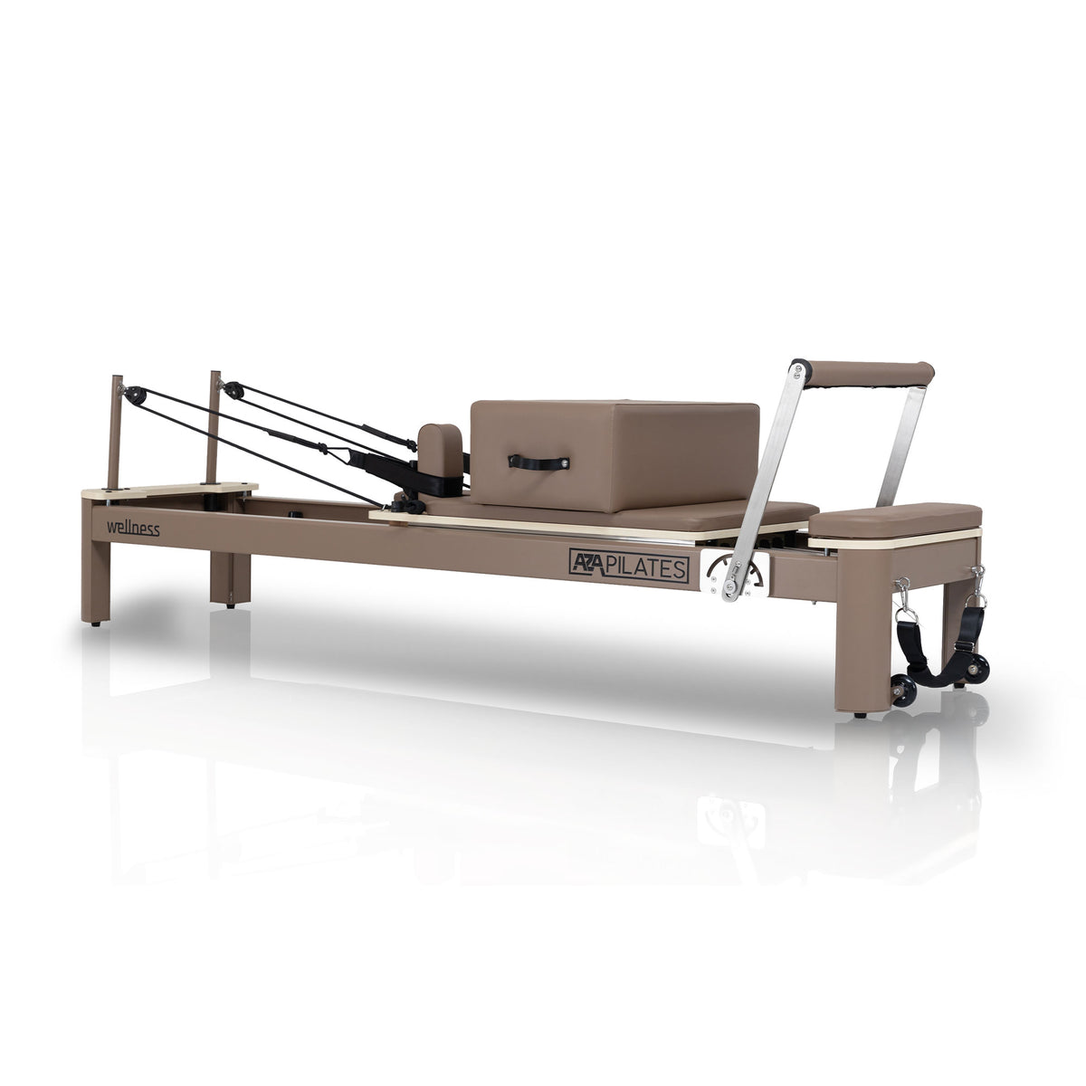 Reformer profissional AZAPILATES com estrutura resistente à corrosão