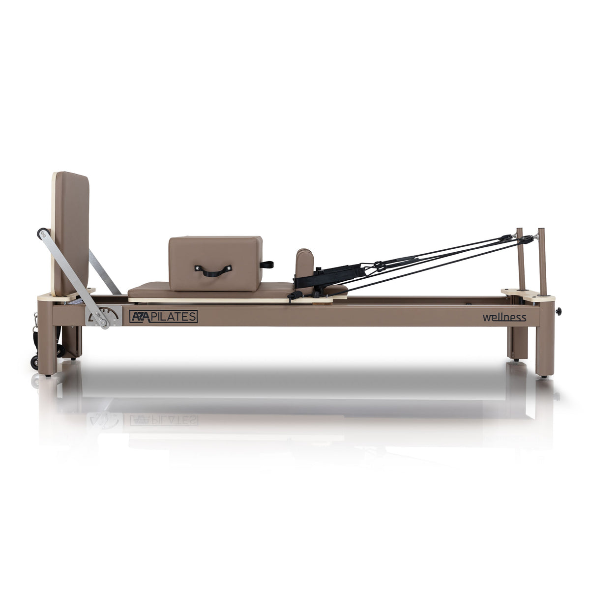 Pilates Reformer Aluminium com estrutura estável para uso comercial