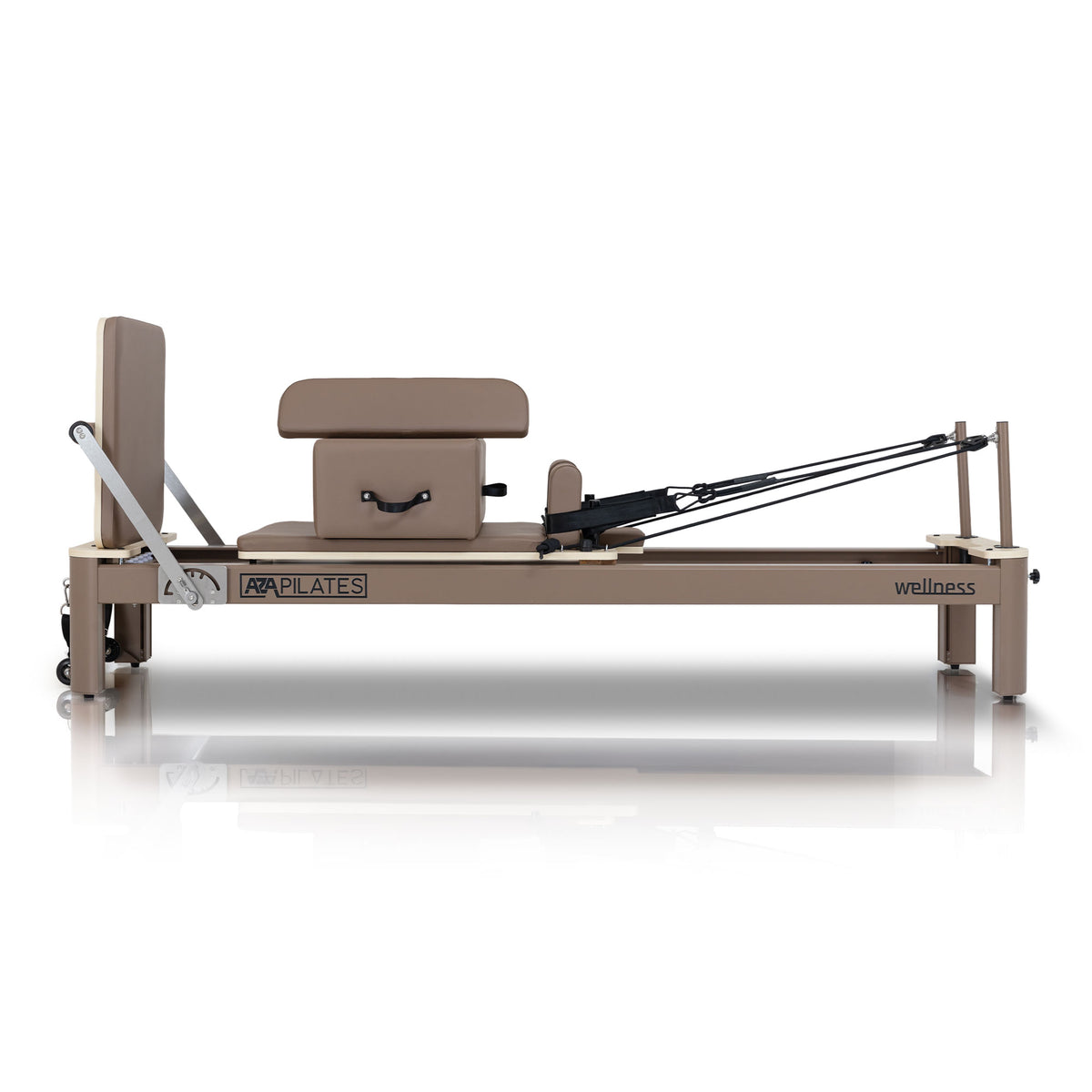 Reformer profissional de alumínio AZAPILATES para treino de Pilates