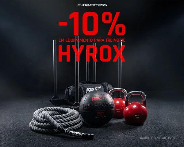 -10% em equipamento para treino de hyrox