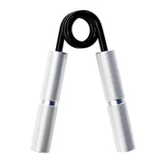 Steel Hand Grip 200 lb, pegas prateadas com moletado cruzado