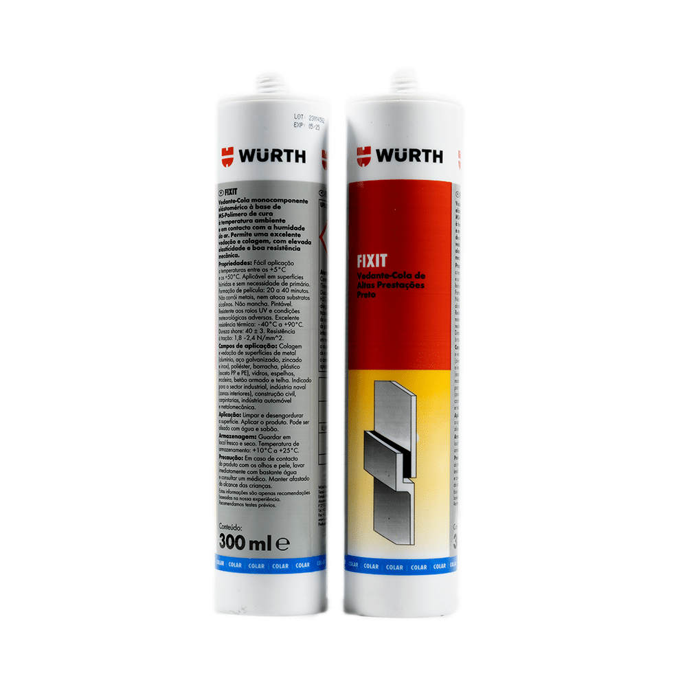 Vedante cola e veda fixit preto