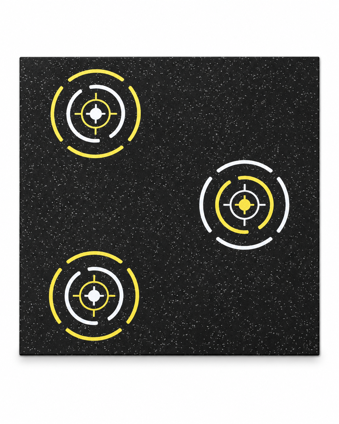 Piso Borracha com Alvos 1×1 m 15 mm – Piso de Borracha para ginásio e treino funcional