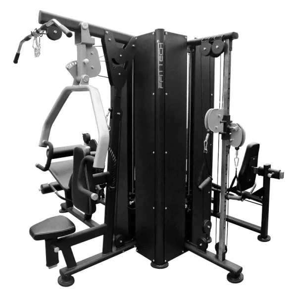 a black and grey exercise machine
