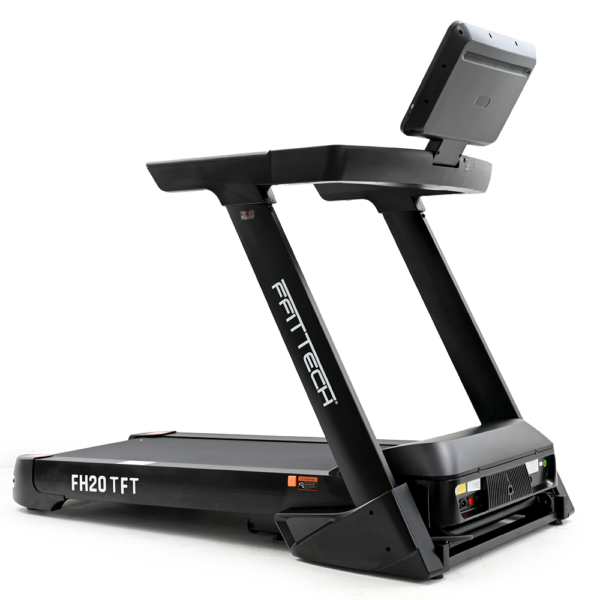 a treadmill with a screen