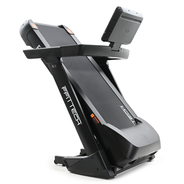 a treadmill with a screen