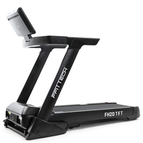 a treadmill with a screen