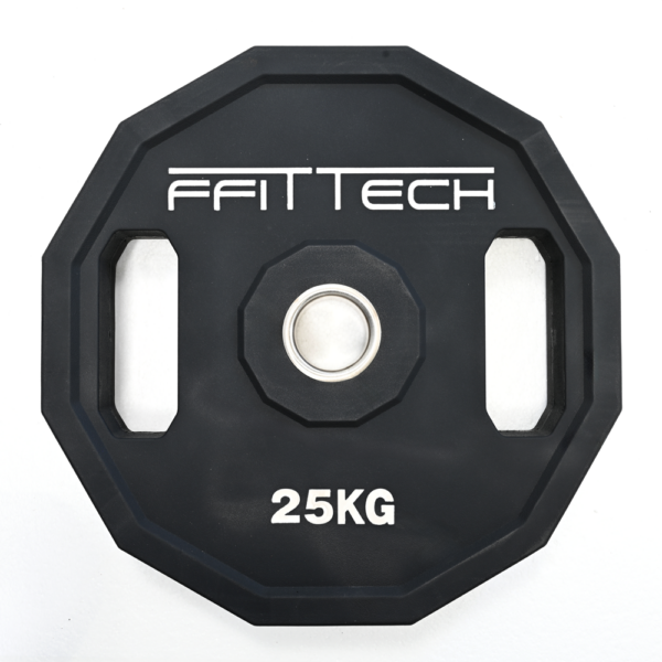 a black round weight plate